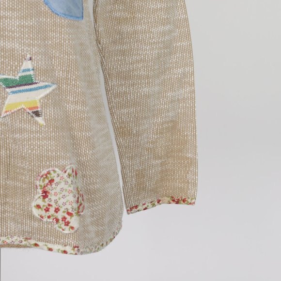 Dayou Fashion Woven Top Has Floral Trim size M - Picture 6 of 14